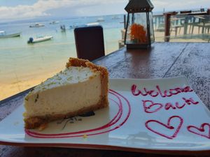 Key lime pie at LeMo Beach Café in Denpasar