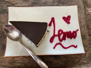 Peanut butter cheezecake - Just do it!  at LeMo Beach Café in Denpasar