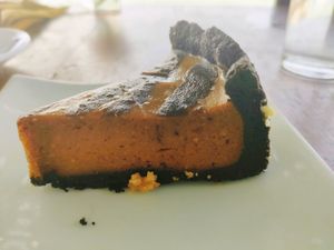 Pumpkin Chocolate Cheesecake at LeMo Beach Café in Denpasar
