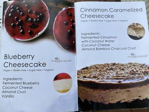 So many vegan cheesecake   at LeMo Beach Café in Denpasar