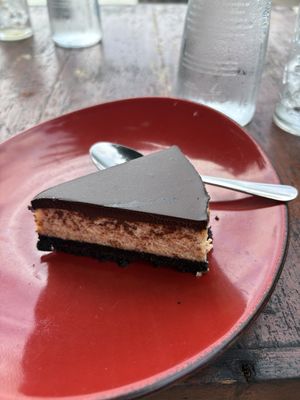 Peanut Butter Chocolate cheesecake   at LeMo Beach Café in Denpasar