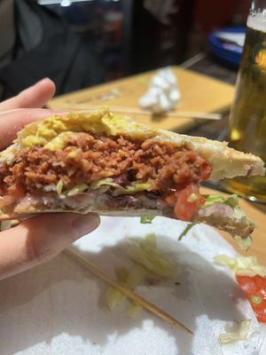 Panino con fake meat   at Vox Populi in Rome