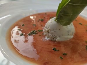 This can make with a vegan lemon sorbet at V&G in Avignon