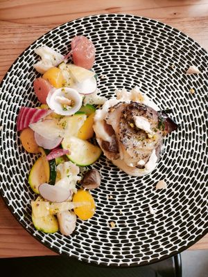 Mille-feuille with truffles at V&G in Avignon