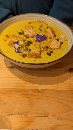 Carrot potage at V&G in Avignon