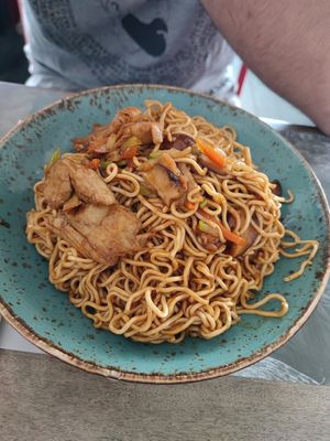 Heura Yakisoba at UDON in Gran Canaria