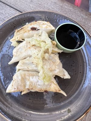 Gyozas de verdura  at UDON in Gran Canaria
