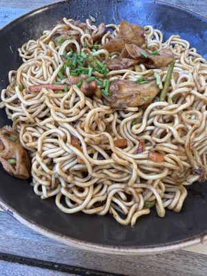 Corral vegan Yakisoba  at UDON in Gran Canaria