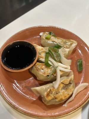 Vegan gyoza’s. Really good!  at UDON in Gran Canaria