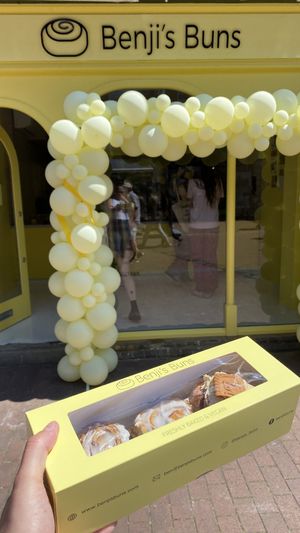 Shop front  at Benji's Buns in West London