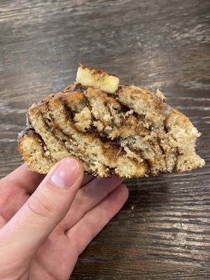 Banoffee cinnamon bun  at Benji's Buns in West London