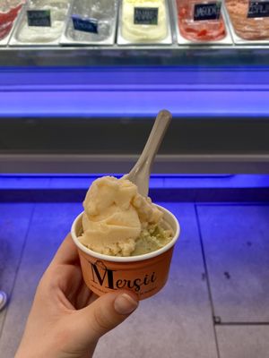   at Mersii Gelato in Piran