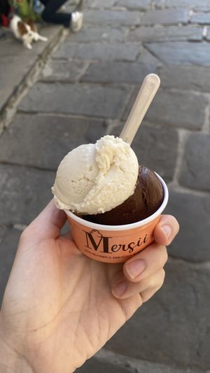   at Mersii Gelato in Piran