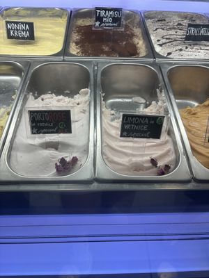   at Mersii Gelato in Piran