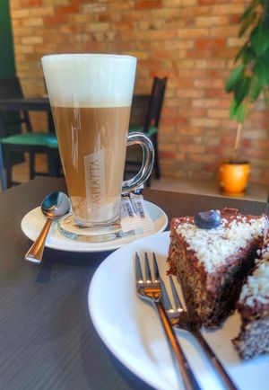 Jagielnik z kawą at GreenHouse Bistro Wegańskie in Jelenia Gora