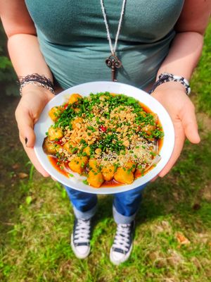 Tofu p at GreenHouse Bistro Wegańskie in Jelenia Gora