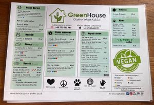   at GreenHouse Bistro Wegańskie in Jelenia Gora