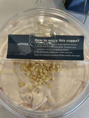 Vegan Cream   at Nuttea in Vancouver