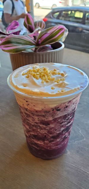 Black grape summer special. at Nuttea in Vancouver