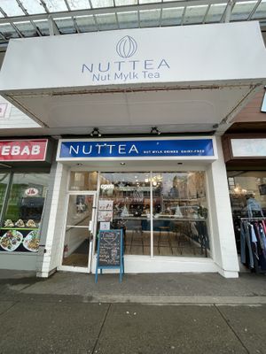 outside  #Veganuary at Nuttea in Vancouver