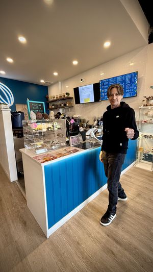 Great cafe!  at Nuttea in Vancouver