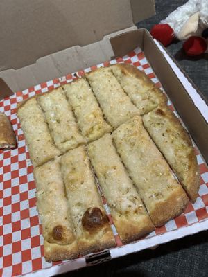 Cheesy bread  at Pizza Twist in Mckinney