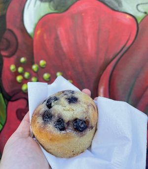 Blueberry muffin  at The French Spot  in San Francisco