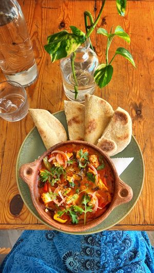 Shakshofu  at Redclay Cafe in Taghazout