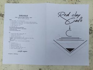 Menu 2.2 at Redclay Cafe in Taghazout