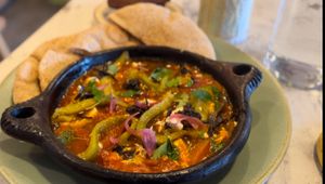 Shakshofu   at Redclay Cafe in Taghazout