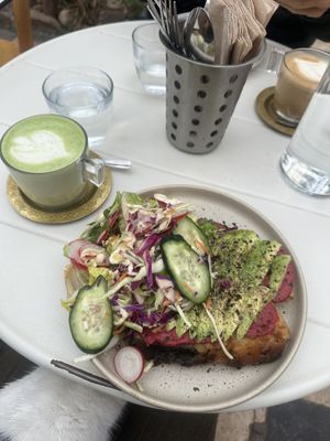   at Redclay Cafe in Taghazout