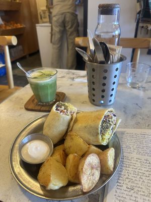   at Redclay Cafe in Taghazout