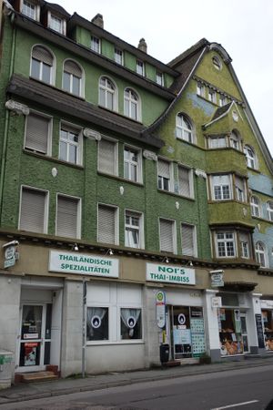 Noi´s Thai Imbiss (snack bar): the entrance at Noi's Thai Imbiss in Saarbrucken