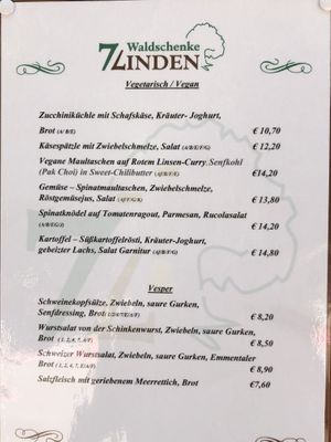 Mains  at 7 Linden Waldschenke in Stuttgart