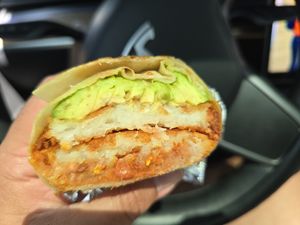 The breakfast burrito at Vida Pura in East Los Angeles