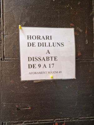 Horari actual (2 de gener de 2025) at Agape in Vic