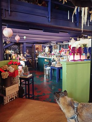 Super originele inrichting at Frangipane Garden Restaurant in San Benedetto Del Tronto