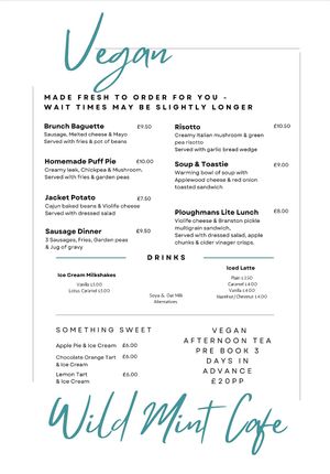   at Wild Mint Cafe in Wigan