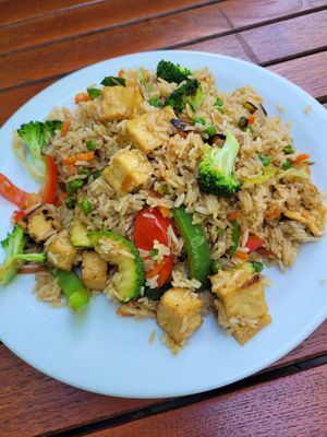 Gebratener Reis mit Gemüse & Tofu at Wok-Art in Giessen