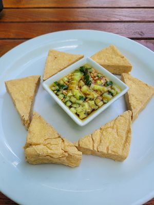 Fried Tofu at Wok-Art in Giessen