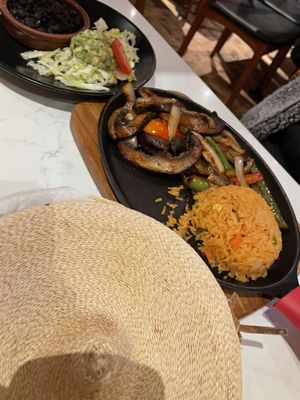 Mushroom Fajita  at Las Brisas Mexican Restaurant in Edmonds