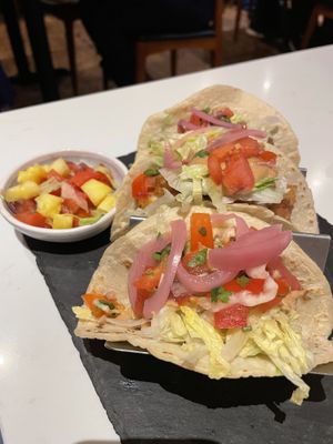Cauliflower tacos  at Las Brisas Mexican Restaurant in Edmonds