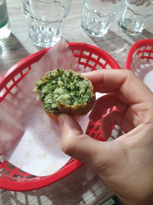 Spinach suppli at Al Pachino in Rome