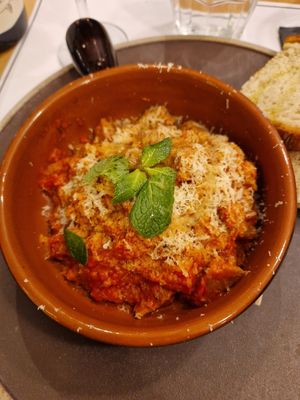 Trippa vegana at Al Pachino in Rome