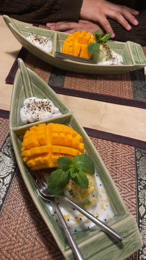 Mango Sticky rice 😍  at Pinto Thai in Darmstadt