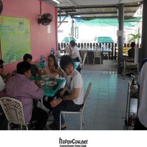 seating area at Kitchen Jay in Pattaya