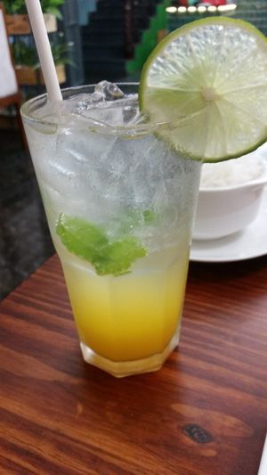 Passion fruit soda at Bà Xã in Ho Chi Minh City