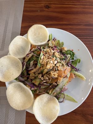 Duck salad   at Bà Xã in Ho Chi Minh City
