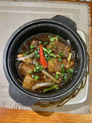 Vegan pork belly with peppers 🌶️ 🐷  at Bà Xã in Ho Chi Minh City