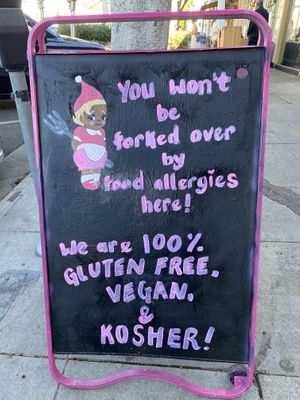 spelled f*ck wrong tho  at Erin McKenna's Bakery in Los Angeles